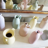 Decanter effect terracotta pastel gray