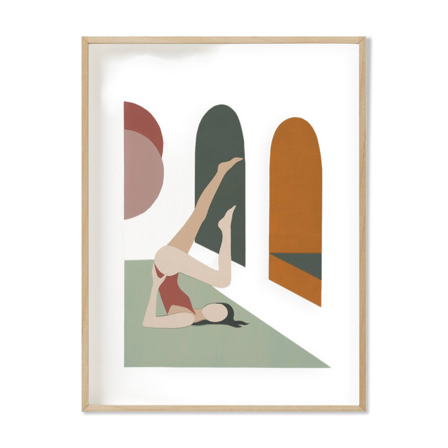 Lust Yoga - art print (30x40) signed ACKEOGH