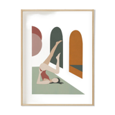 Lust Yoga - art print (30x40) signed ACKEOGH