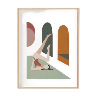 Lust Yoga - art print (30x40) signed ACKEOGH