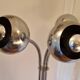 Lampadaire Reggiani Eyeball à bras articulés, années 1970