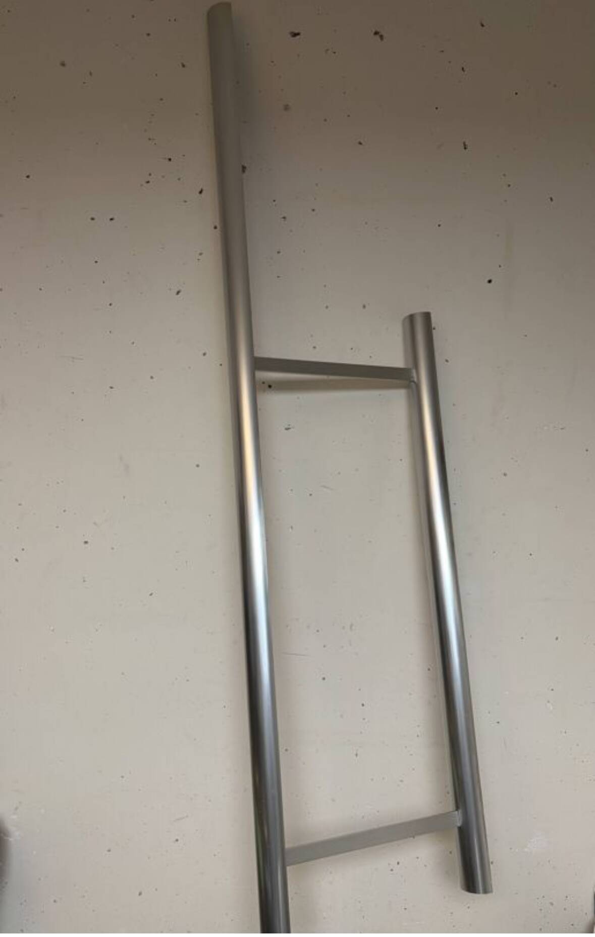 Large aluminum pendant light 1970