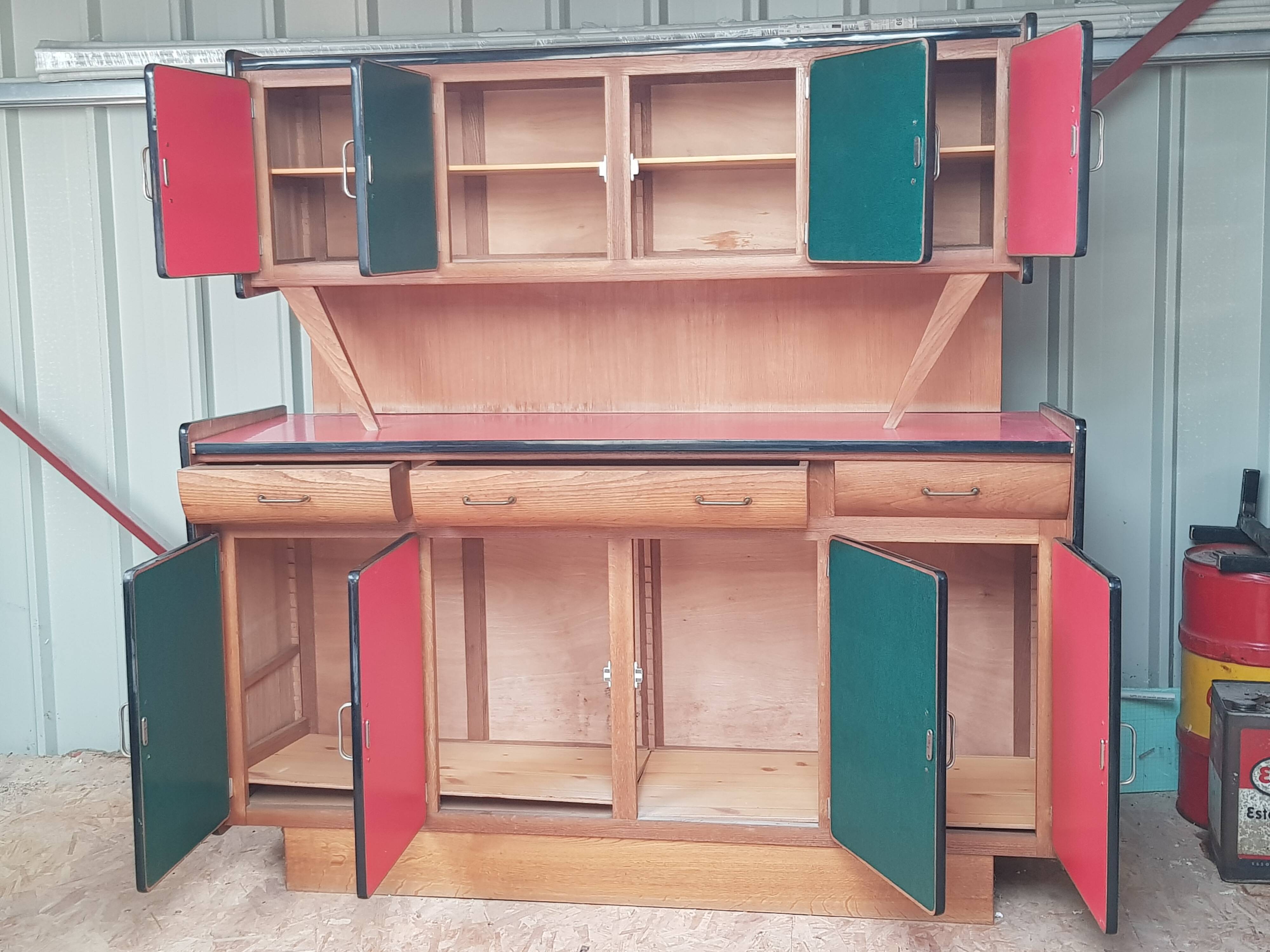 1950s teak kitchen buffet