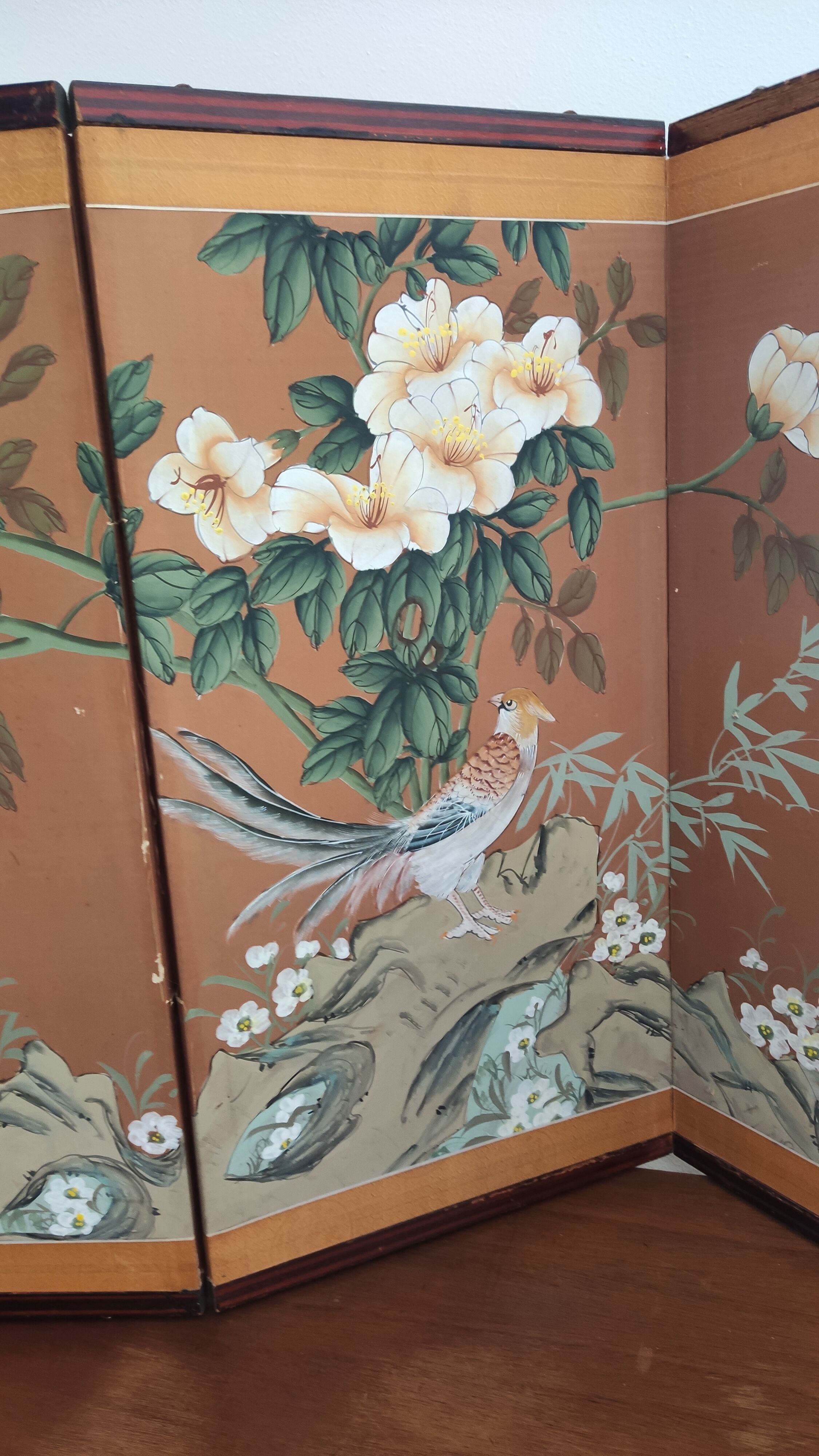 Japanese table screen, 4 ventaux