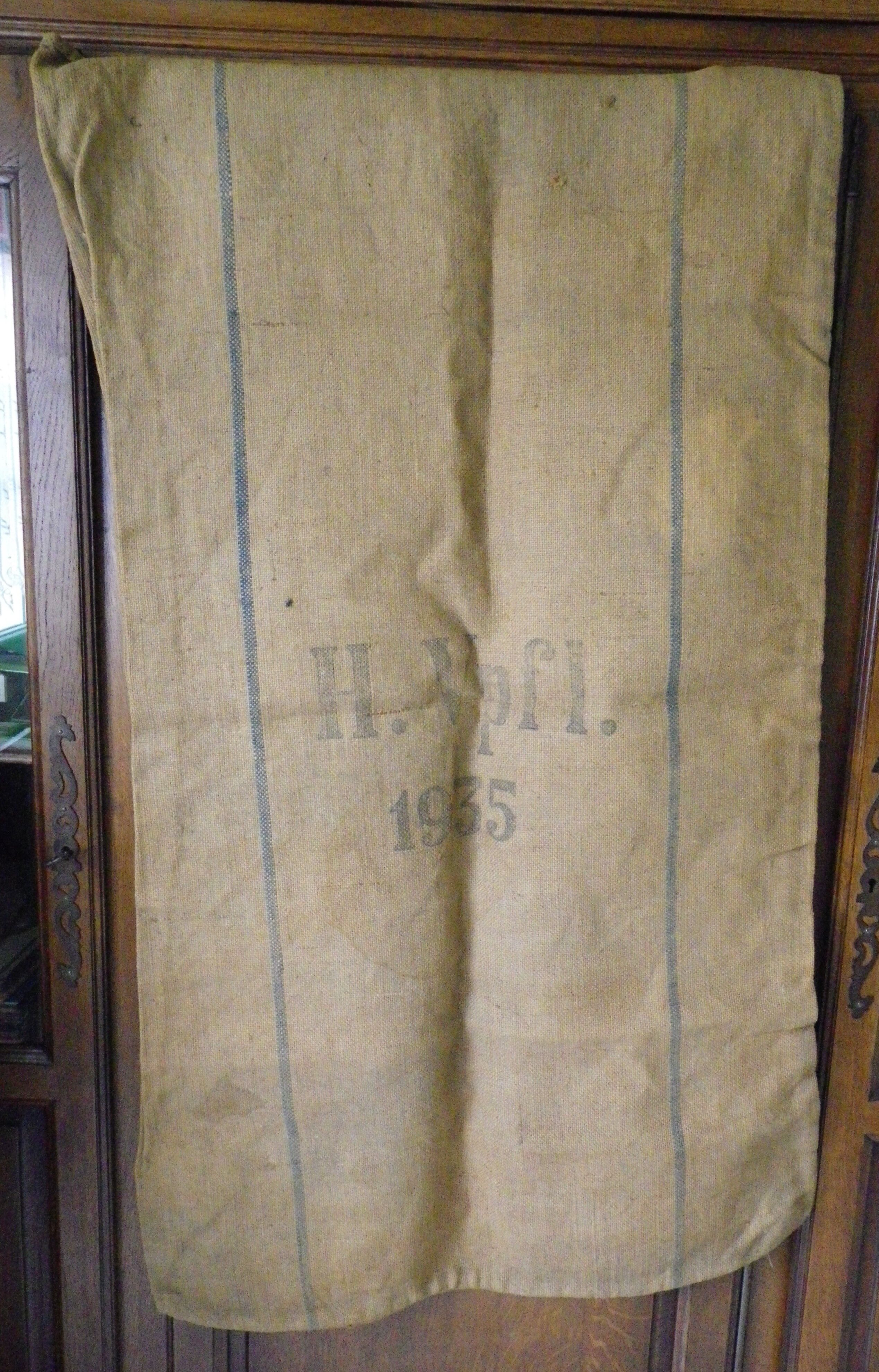 Refueling bag - H.Vpfl. 1935 with national eagle on the back - Collectible - Germany