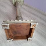Louis XVI style column in lacquered wood