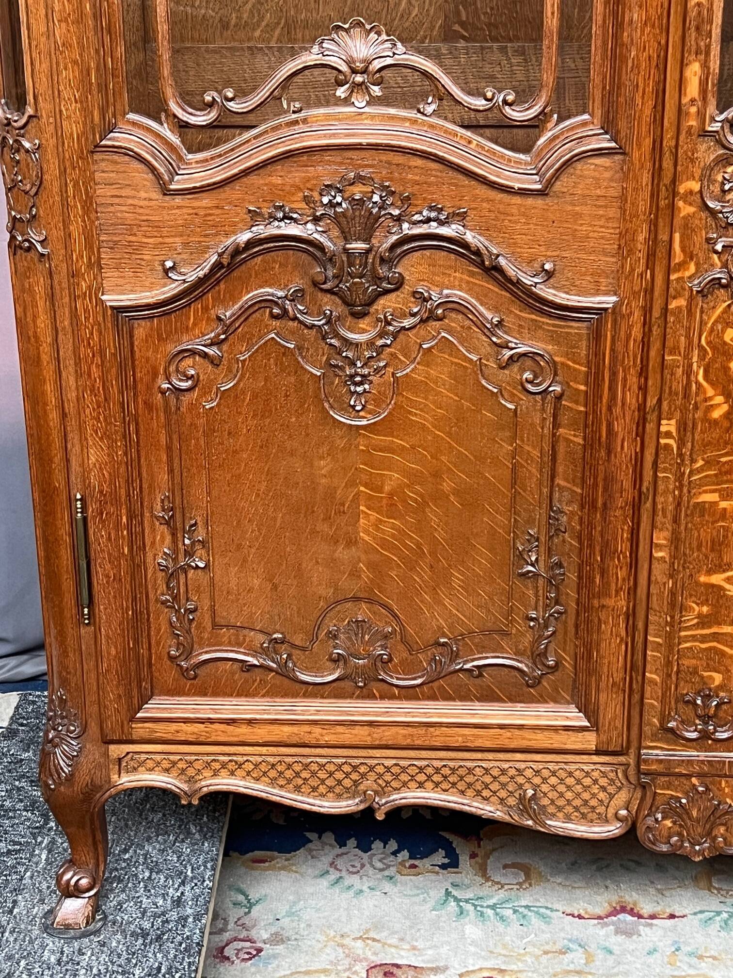 Regency style display cabinet.