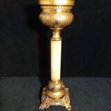 Gilt Bronze Planter with Onyx Column