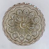 Plafonnier ou applique murale en verre, style Midcentury, Allemagne, années 1970