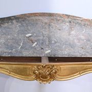 Important Wall Console in Gilded Wood, Louis XV style – Early 20th century