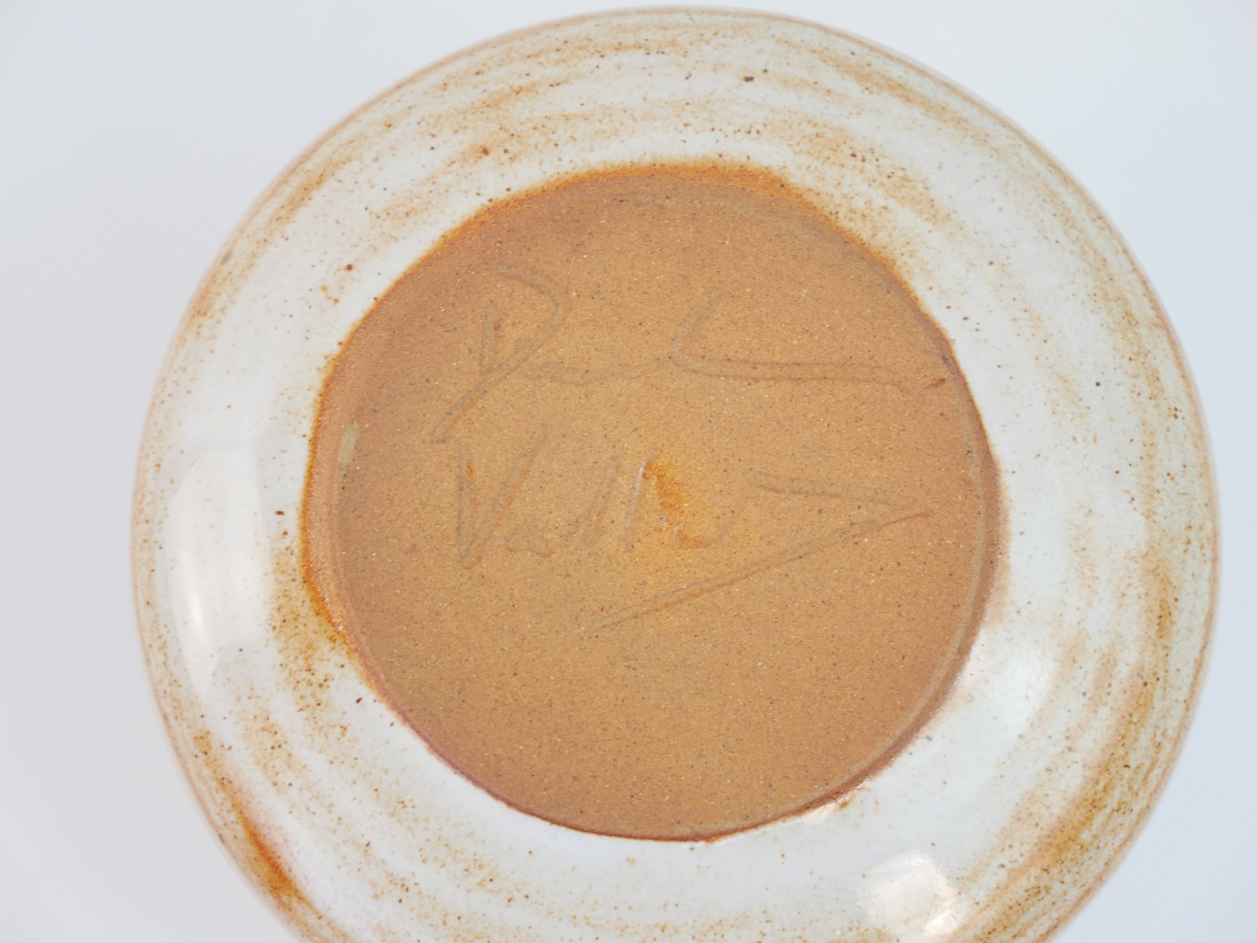 Small Vase Pique Flowers of Vallauris signed