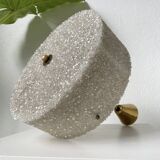 70s granite Perspex pendant light