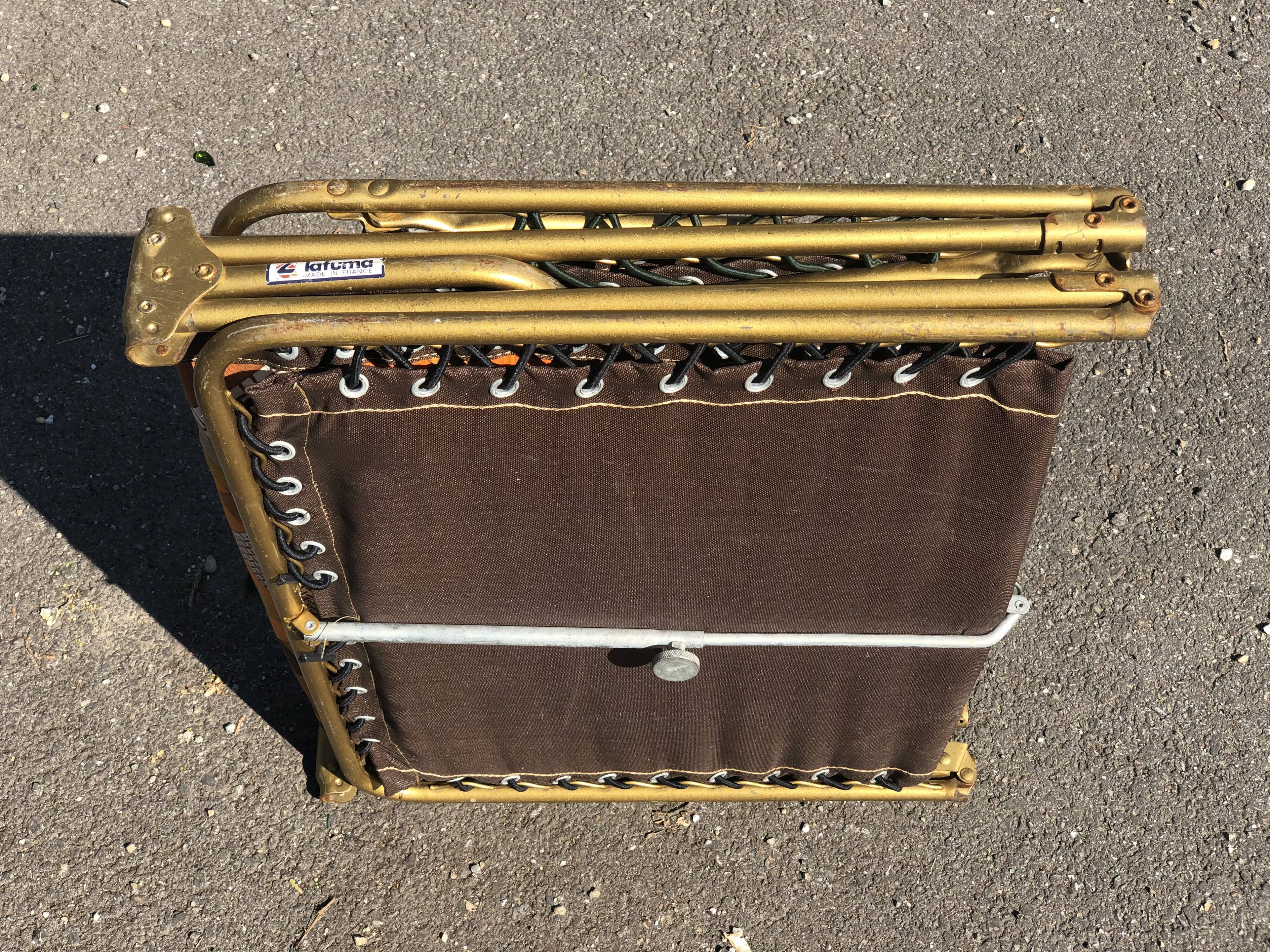 Sunbed la lafuma vintage 1970