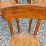 Set of 6 1950s bistro chairs