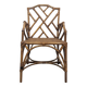 Vintage rattan and bamboo armchair