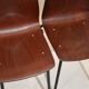 Pair of pagholz stacking chairs
