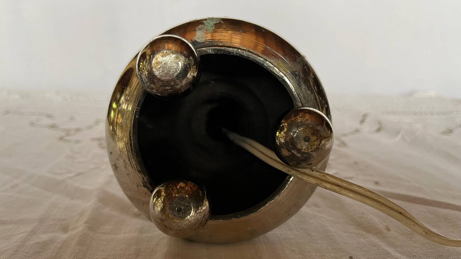 Metal lamp base 50s/60s
