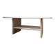 Vintage coffee table in travertine