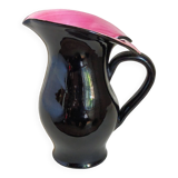 Bicolor pitcher of the Norman Potteries of Louviers 50s