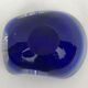Cendrier Murano vintage, sommerso bleu et transparent