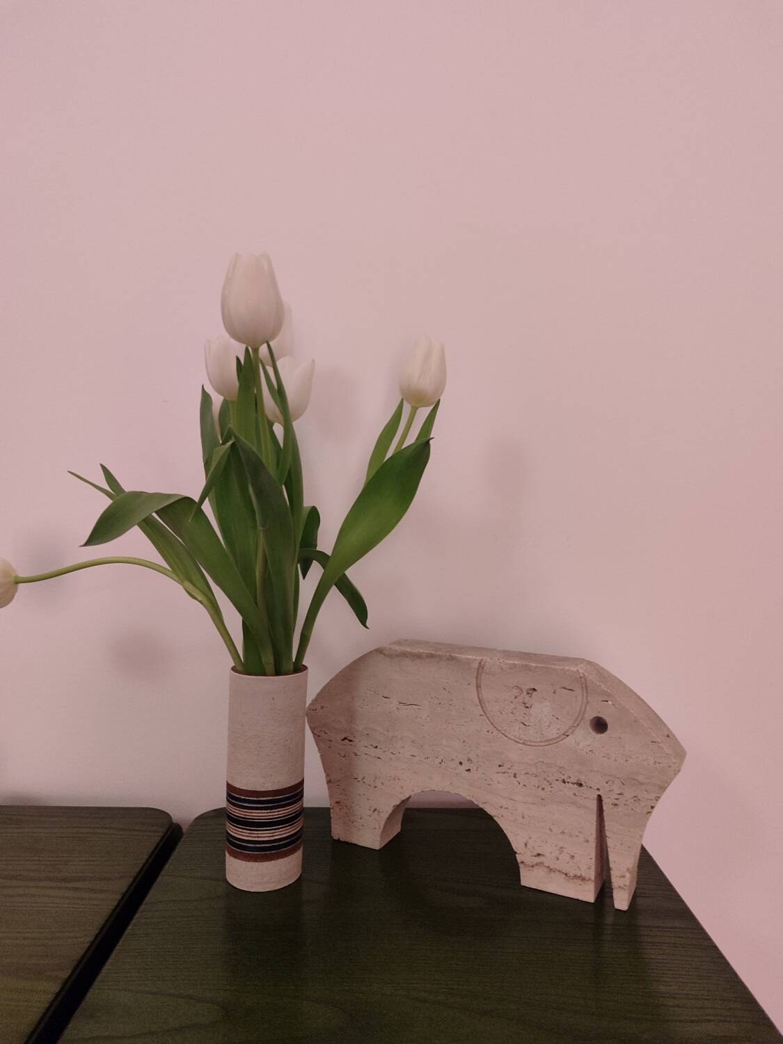 Large travertine elephant model, Fratelli Mannelli, Italy, 1970s