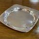 CHRISTOFLE silver metal tray - 23x23cm