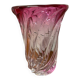 Bicolour crystal vase Val Saint Lambert