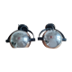 Pair of wall lamps 
Eye ball of the 70s