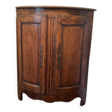Oak corner cabinet