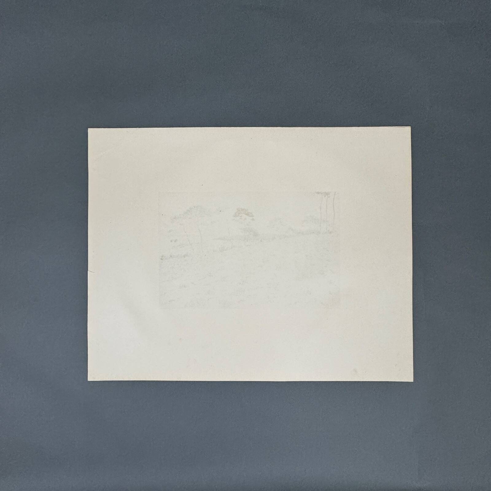 Lithograph by Henri Rivière Douarnenez seen from the Ris