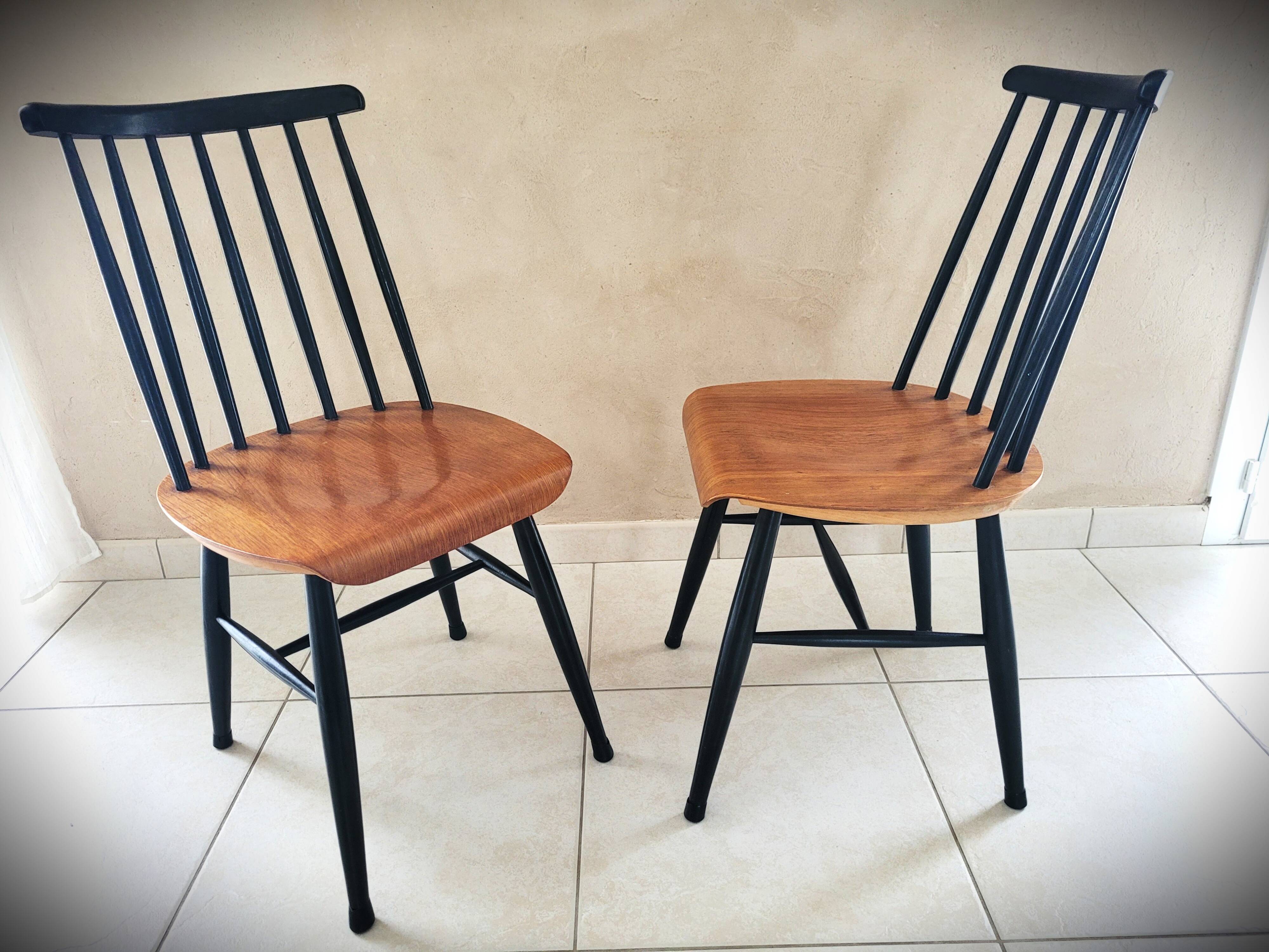 Set of 4 Scandinavian style Fanett chairs by Ilmari Tapiovaara