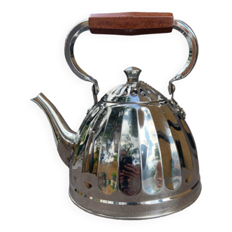 Retro style stainless steel kettle