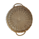 Large wicker tray