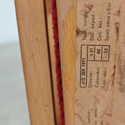 Paire de fauteuils Boomerang  rouge Antonin Suman pour Ton Bystrice Thonet