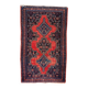 Tapis persan Senneh antique des années 1920 57 cm x 96 cm - 1C1248