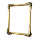 Antique gilded art nouveau  wooden frame 27 cm x 22 cm