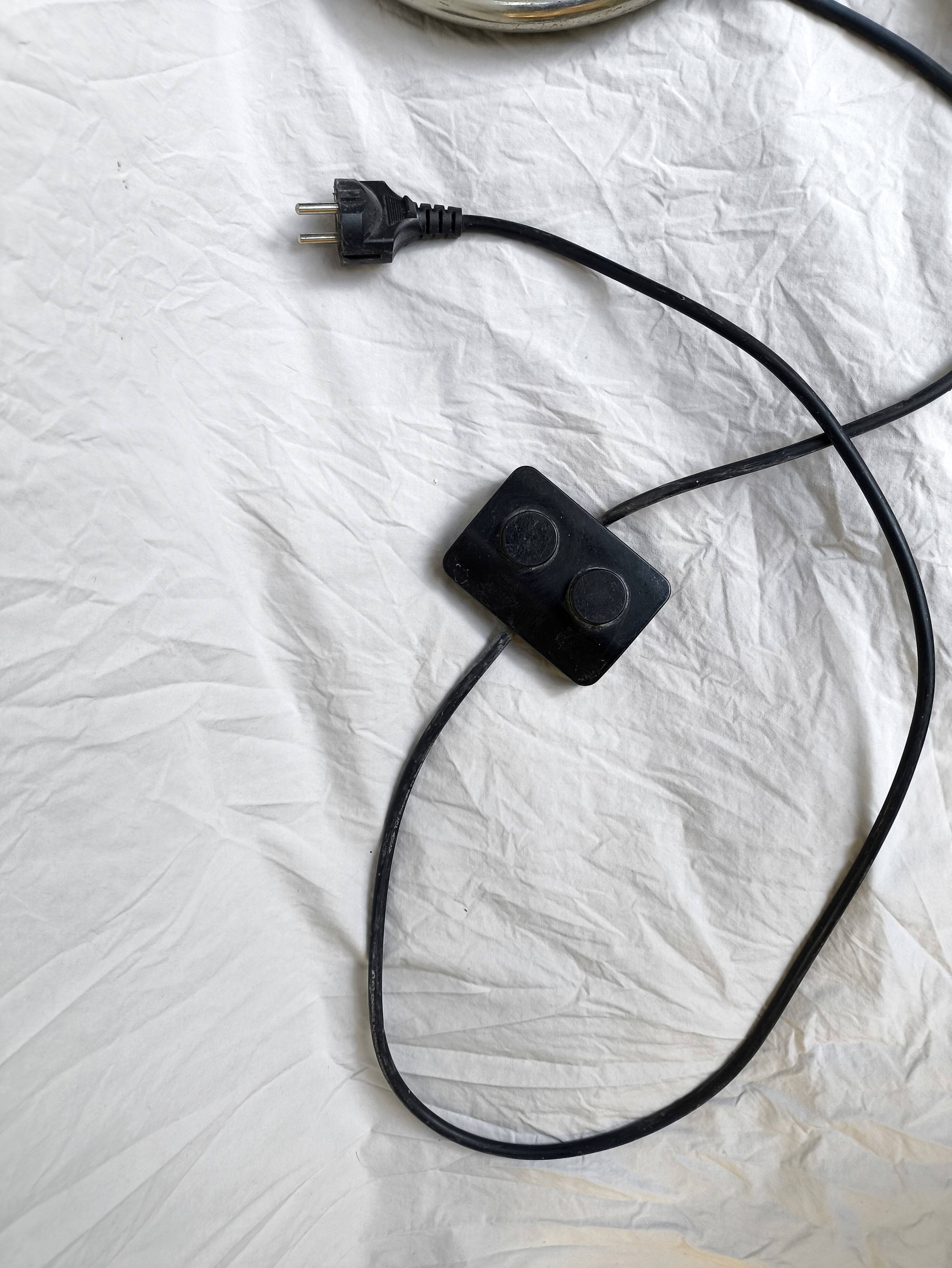 Vintage Sische eyeball chrome floor lamp