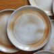 10 dessert plates in sandstone from the vintage 70s marsh