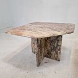 Set of 3 italian marble coffee or side tables, 1970s
