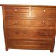 Commode 5 tiroirs en chêne