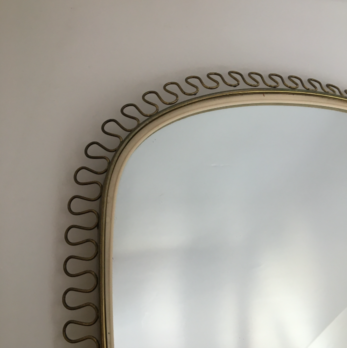 Vintage free-form mirror