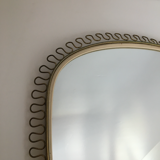 Vintage free-form mirror
