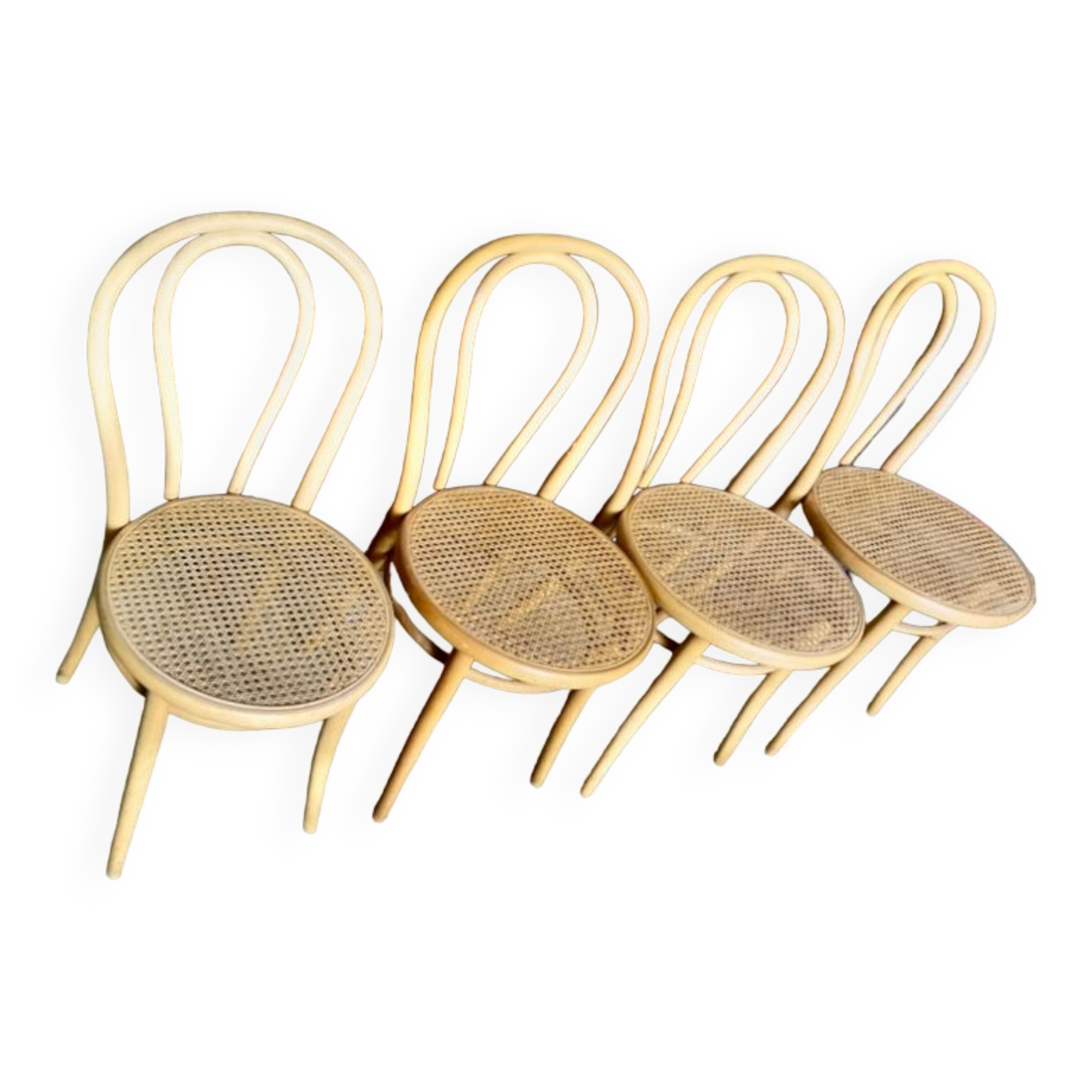 Série de 4 chaises bistrot