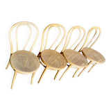 Série de 4 chaises bistrot