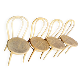 Série de 4 chaises bistrot