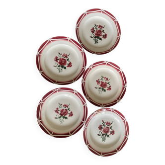 Assiettes plates Sarreguemines modèle Douarnenez