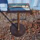 Tabouret de bar design fonte et bois