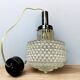 Mid Century small hobnail glass hanging ceiling lamp