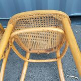 6 vintage cannees chairs old