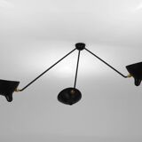 Spider ceiling light with three fixed arms
